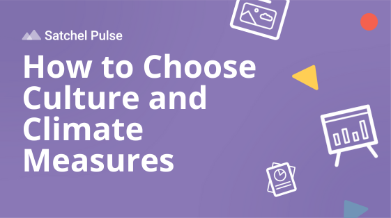 How to Choose Culture and Climate Measures (1)