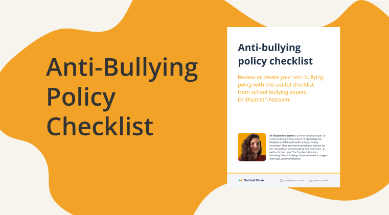 Anti-Bullying Policy Checklist